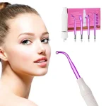 4 in 1 Purple Light High Frequency Facial Machine For Hair Face Electrotherapy Wand Argon Treatment Acne Facial care