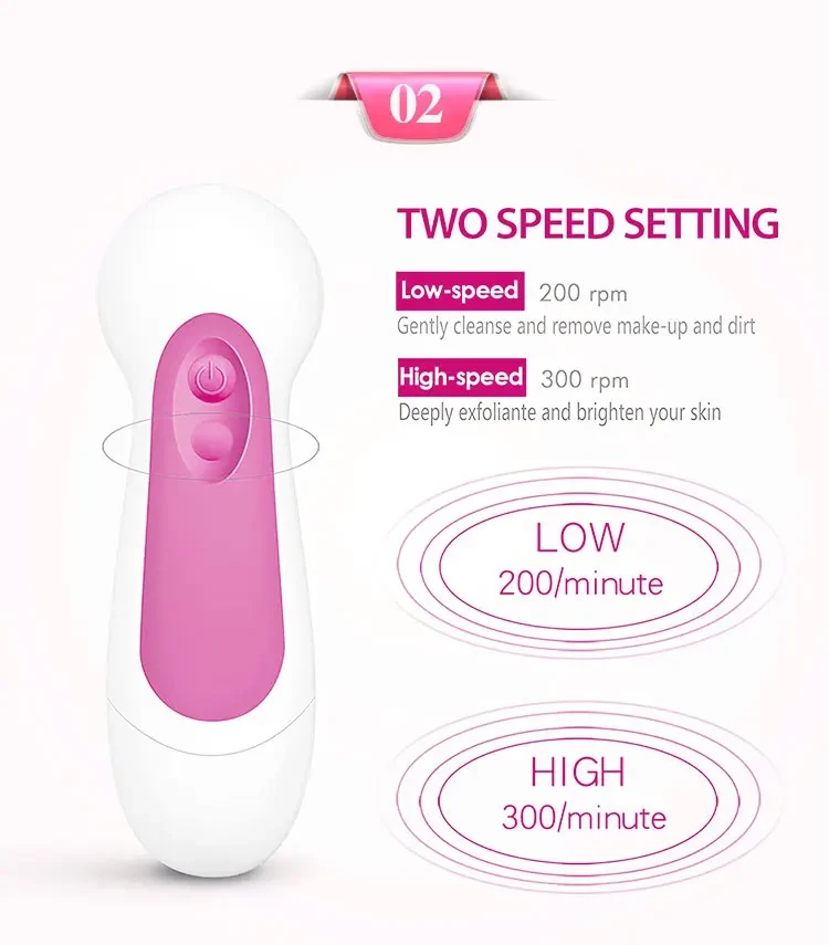 5 in 1 multifunctional face cleansing device