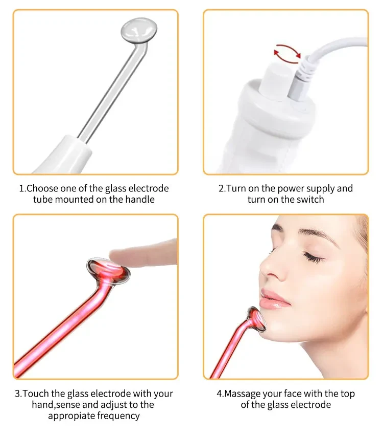 Argon and neon wands facial therapy benefits