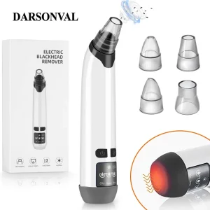 DARSONVAL Heating Blackhead Remover Vacuum Face Skin Pore Cleaner Black Dots Acne Pimple Removal Tool Beauty Skin Care Tools