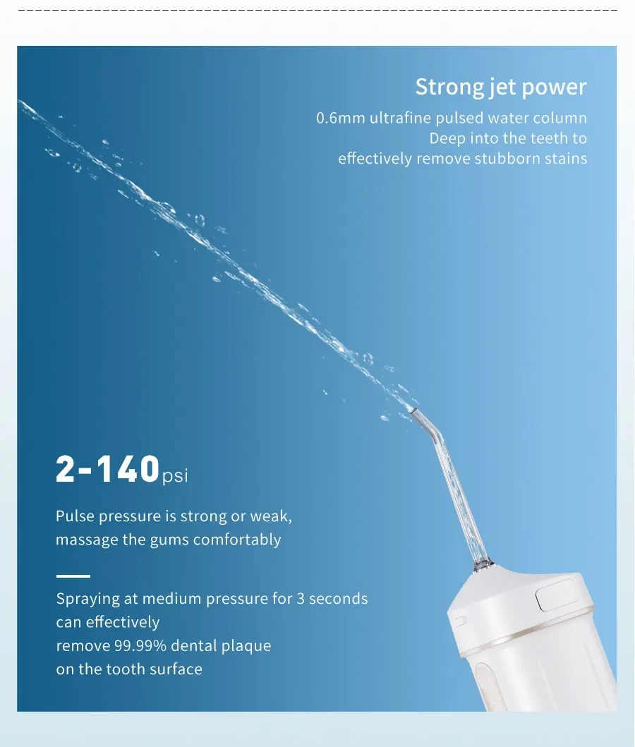 IPX7 waterproof oral irrigador dental photos