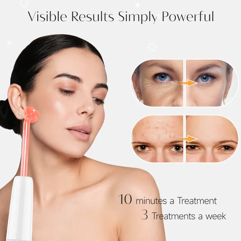 Therapeutic skin care with DARSONVAL wand