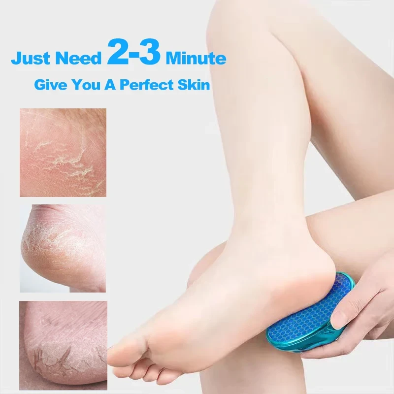 effortless callus removal with foot scrub tool