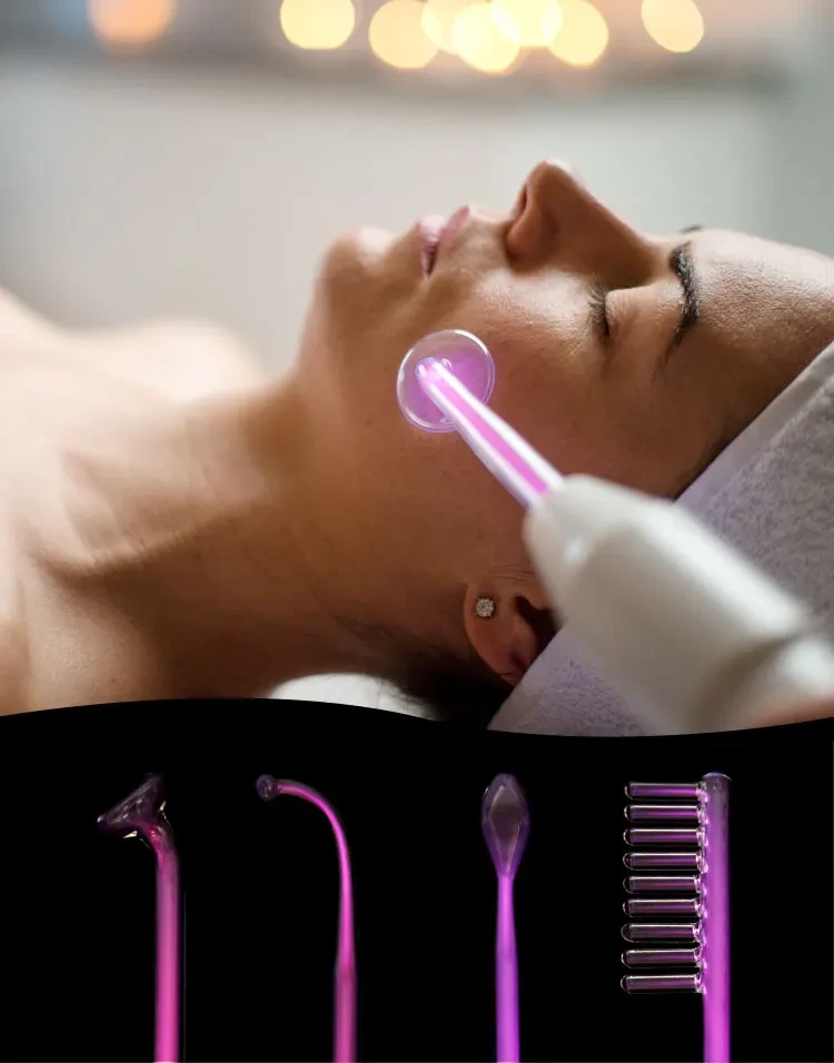 high frequency facial machine for skin rejuvenation