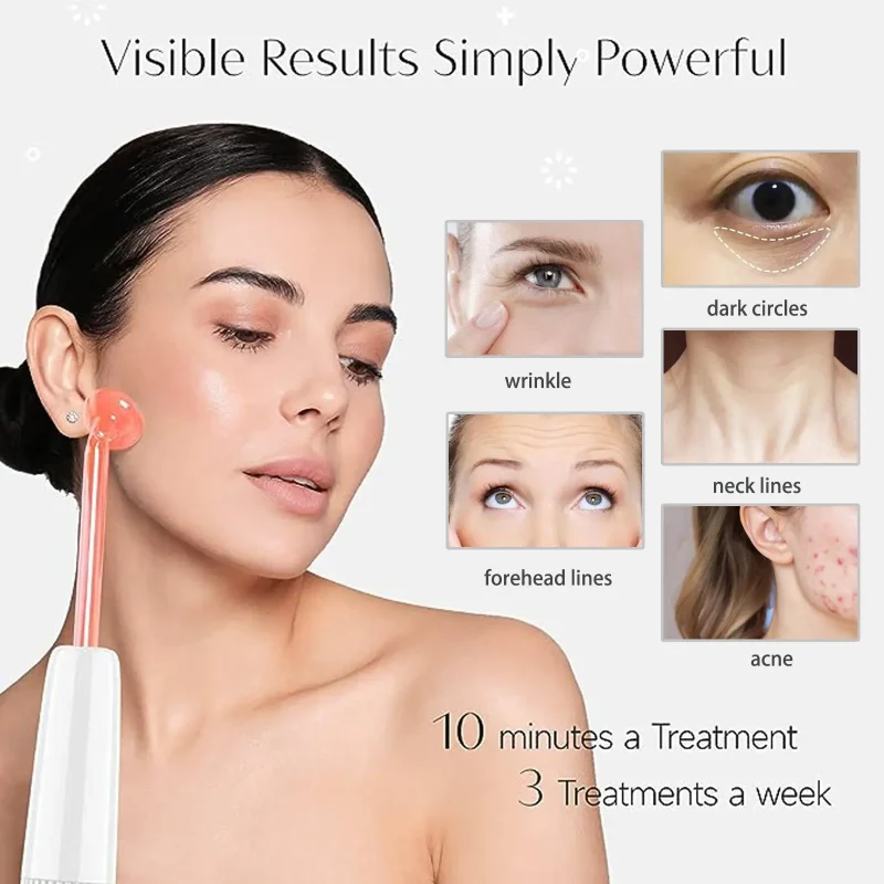 new high frequency facial therapy wand